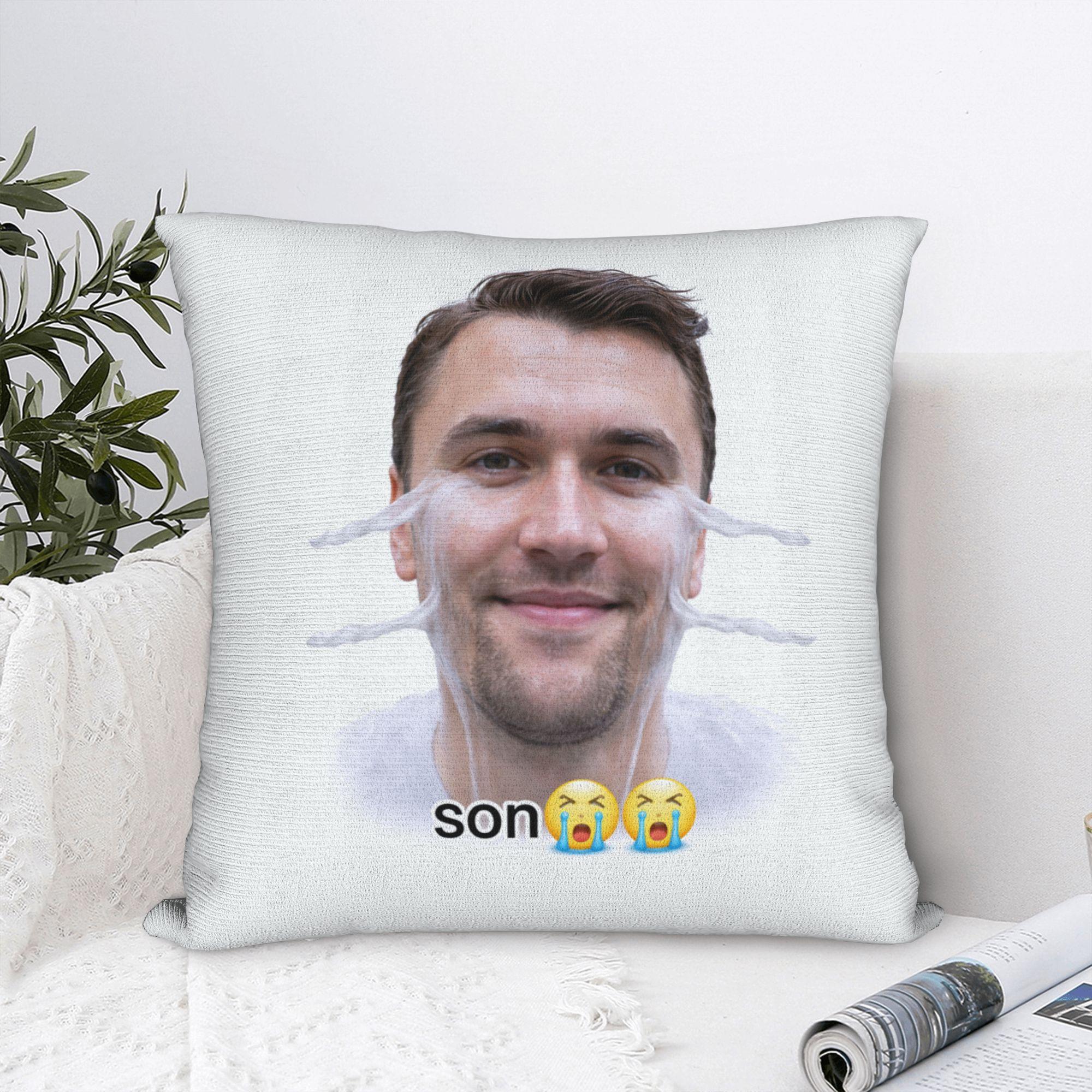 Tinika Chen Unisex Charlie Kirk Meme Square Pillow Case Polyester Cushions For Sofa Creative Cushion Covers
