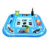 Floating Pool Game Table Inflatable Board Games Table with Cup Holders Floating Food Drink Bar Summer Pool Accessories for Adults And Kids