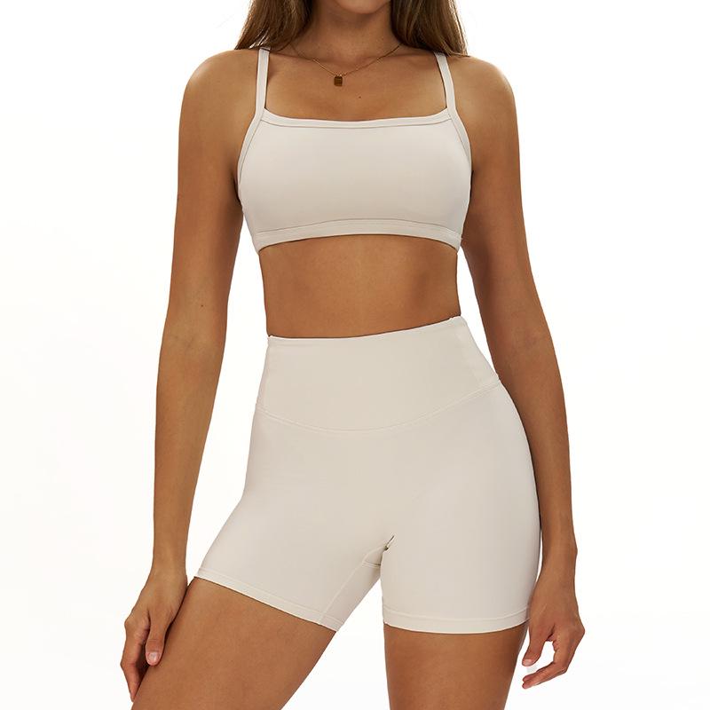 

Women s Shockproof High-Waisted Yoga Suit Set - Cloud Sense Outdoor Sports & Fitness Wear S