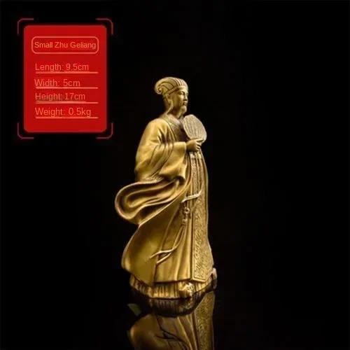 

Copper People Zhu Geliang Ornaments Home Living Room Decor