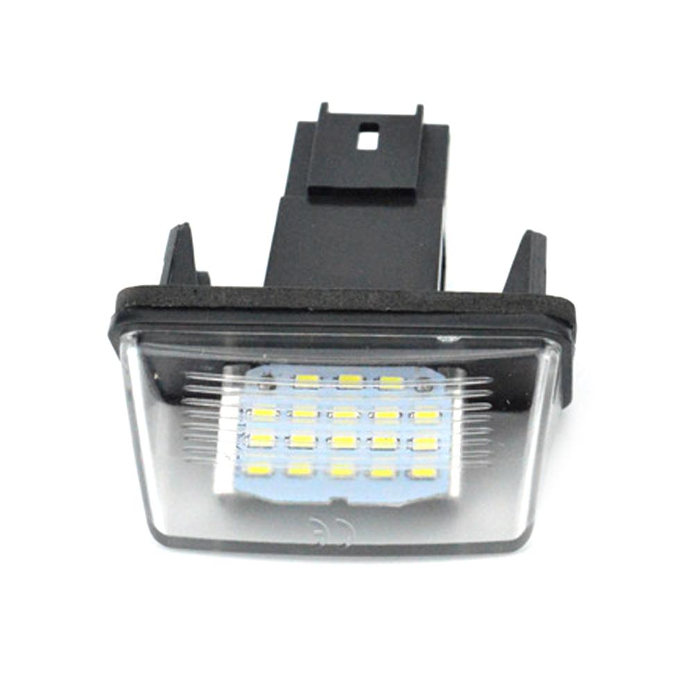 1/2 Stück Auto LED Kennzeichenleuchte Für Citroen C3 C4 C5 Berlingo Saxo Xsara Picasso Für Peugeot 206 207 306 307 308 5008