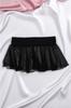 Mini Jupe Noire En Résille Transparente Stella Lsn3