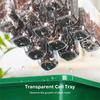 A84E-Plant Starting Trays Plant Starting Kit Mini Greenhouse Germination Kit For Seed Growing,12Pcs