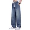 Men's Wide-Leg American Casual Jeans - 2025 Spring Collection