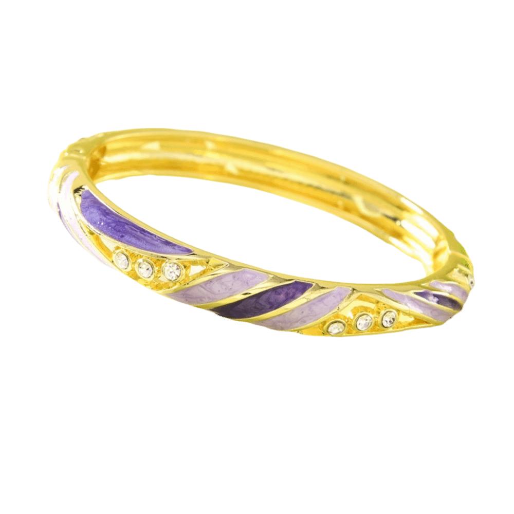 

Enamel Vintage Cloisonne Bangle Traditional Women s Hand Bracelet Jewelry Gifts StyleB Dark Purple