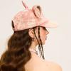 New Doberman Washed Denim Ears Baseball Cap Autumn and Winter Trend Fashion Personalized Cap Men's and Women's Hats Trend