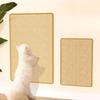 1pcs Cat Scratching Sisal Board Vertical Wall Sticker Furniture Protection Scratch Pad Cats Claw Training Climbing Patch Reuse Cat Scratching Board