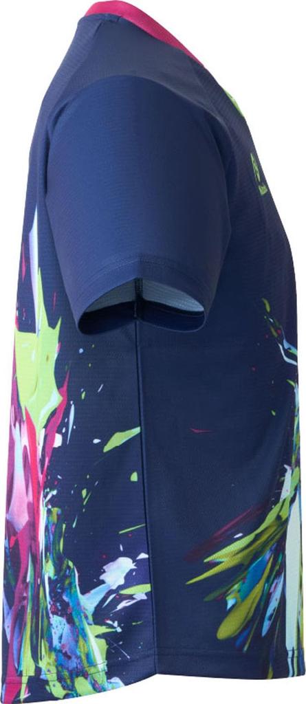 Nittaku Tischtennis Spiel Tischtennis Dehnbares Helles Aufblitzen Größe L Shirt, J.T.T.A (Japan Association) Zugelassen, Unisex, Feuchtigkeitsableitend,