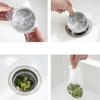 30-300Pcs Disposable Kitchen Sink Filter Sewer Drain Anti-blocking Garbage Bag Pool Leak Mesh Bag Mesh Strainer Sink Garbage Net