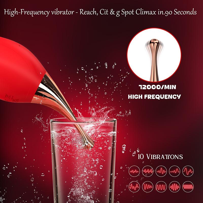 International Adult Erotic Female Massager Vibrator with Sucking and Licking Functions