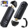 4K Wireless HDMI Extender Kit, Portable, Compact, 2.4G & 5G Dual-Frequency Wi-Fi, 4K Resolution (30Hz), 50m Range, 66ms Ultra-Low Latency, Supports