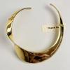 Simple High Grade Punk Exaggerated Glossy Sheet Metal Collar For Women Light Luxury High Grade Choker Party Jewelry Accessories