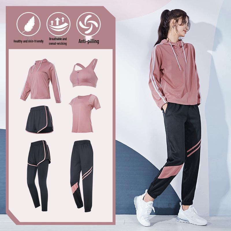 Plus Size Loose-Fit Yoga Set - Breathable, Quick-Dry Sportswear for Running and Fitness