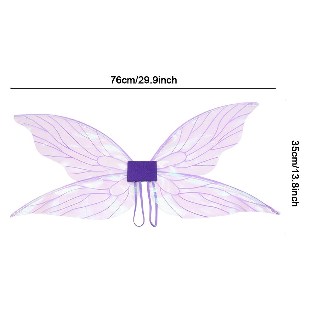 Women Dress UP Elf Girls Cosplay Fairy Wing Butterfly Angel Wings Lightweight Costume for Adults Masquerade Festive Party Props