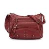 New Soft Leather Women's Bags Multi-Layer Pockets Crossbody Shoulder Bags Classic Luxury Handbags Ladies and Girls