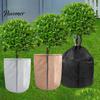 Winter Plant Protection Covers Planter Insulation Cover, Zippered Flower Pot Wrap, Cold Wind Shield for Potted Trees Bag with Drawstring Outdoor