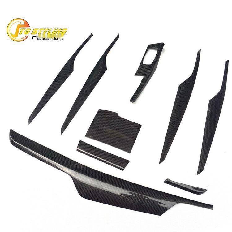 Real Carbon Fiber Interior Stickers for BMW G30/G32/G38 5 & 6 Series (525, 530Li, 630i)
