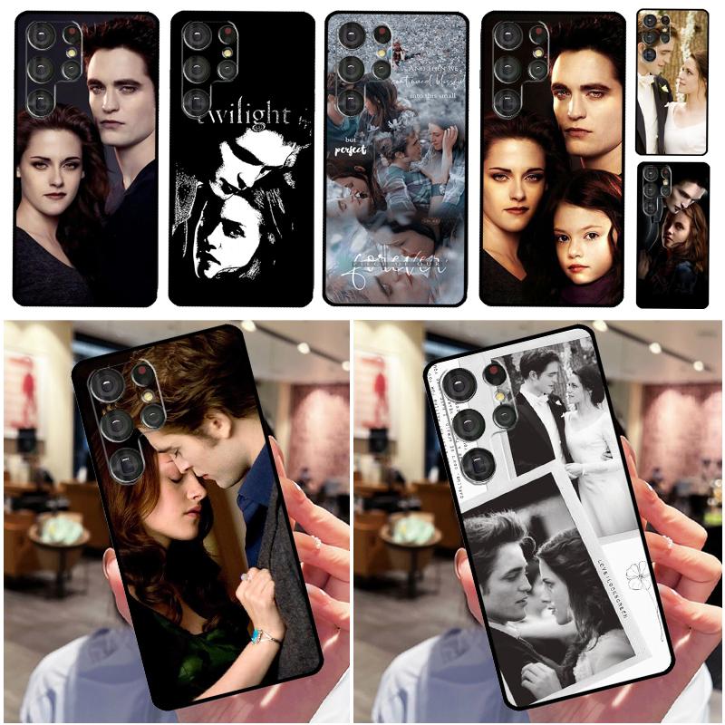 TV Twilight Bella Edward Case For Samsung Galaxy S22 S23 S21 Ultra S20 FE Note 20 Ultra S8 S9 S10 Note 10 Plus Cover