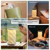 Creative Foldable Paper Latern LED Mini Rotating Light Birthday Gift Dimmable Table Lamp  Home