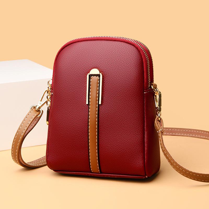 Mini and Simple Mobile Phone Bag for Women, Fashionable and Casual Single-shoulder Bag