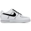 Nike Air Force 1 Leather Abrasion Resistant Low top Skateboard Shoes Men's Black White CW2288-111(Team260-QD)