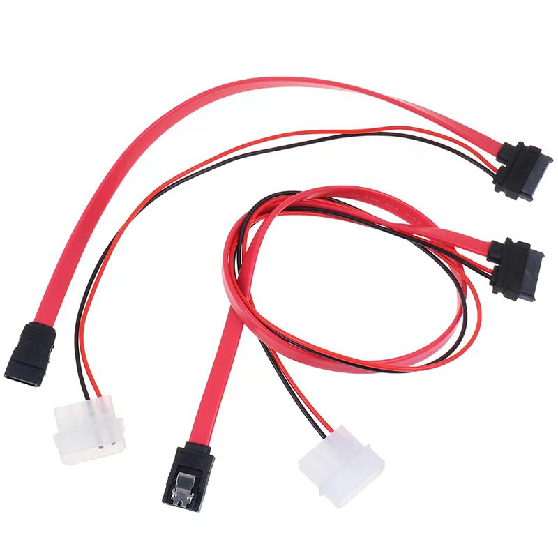 7 + 6-контактний кабель Slimline SATA для тонкого ноутбука, адаптерний кабель SATA DVD CD-RW