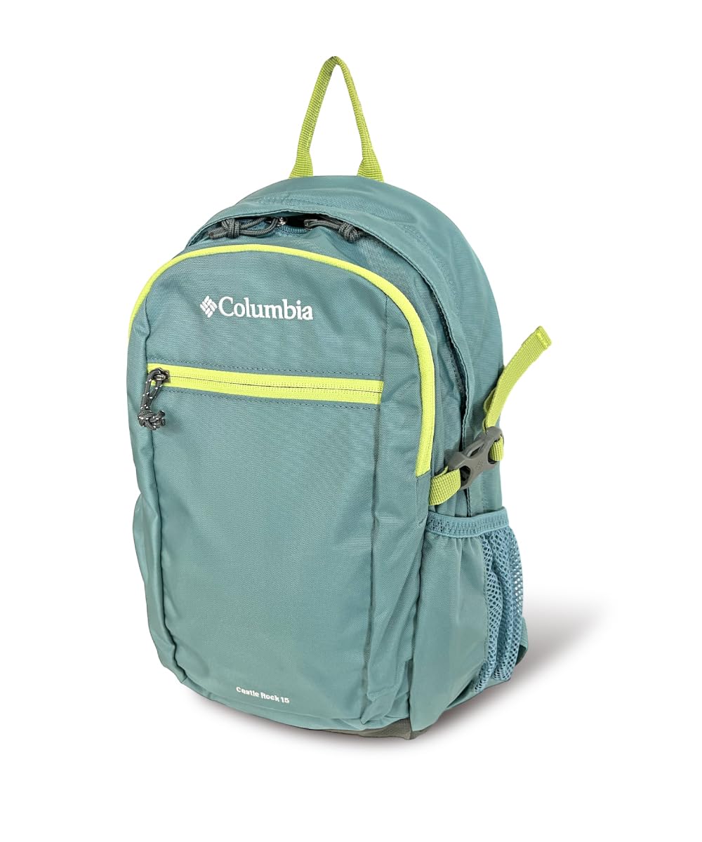 

Columbia Castle Rock 15L Backpack II with Rain PU8664 Tranquil Cover, (329 Teal)