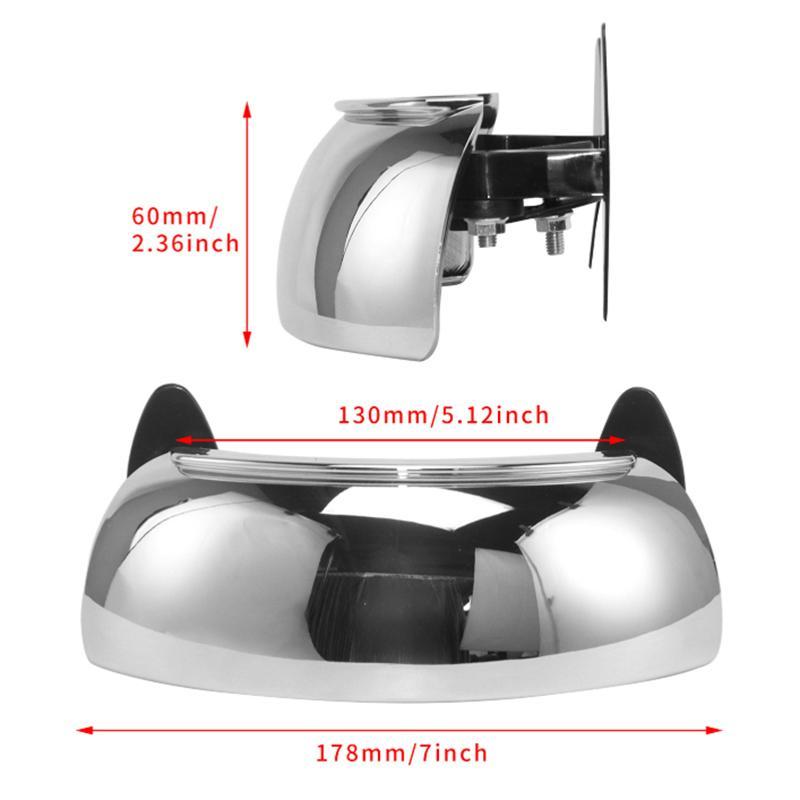 Motorcycle Rear View Mirror 180° Wide Angle NO Blind Spot Rearview Mirror For Motorbike Scooter Modification Parts