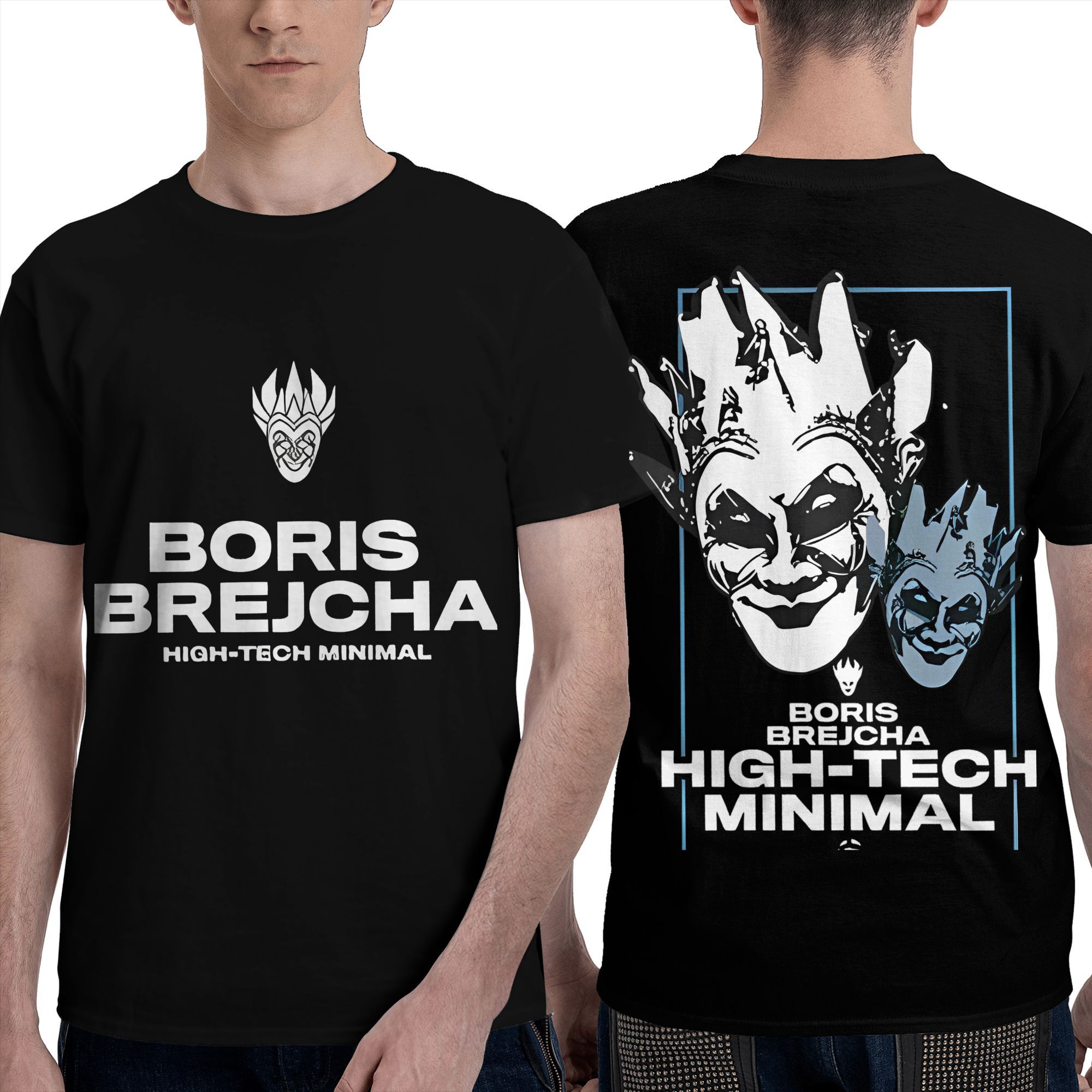 

Футболка DJ Boris Brejcha Чоловіча 100% Бавовна Новинка Футболка Круглий Виріз Футболки Короткий Рукав Одяг Графічний Принт L