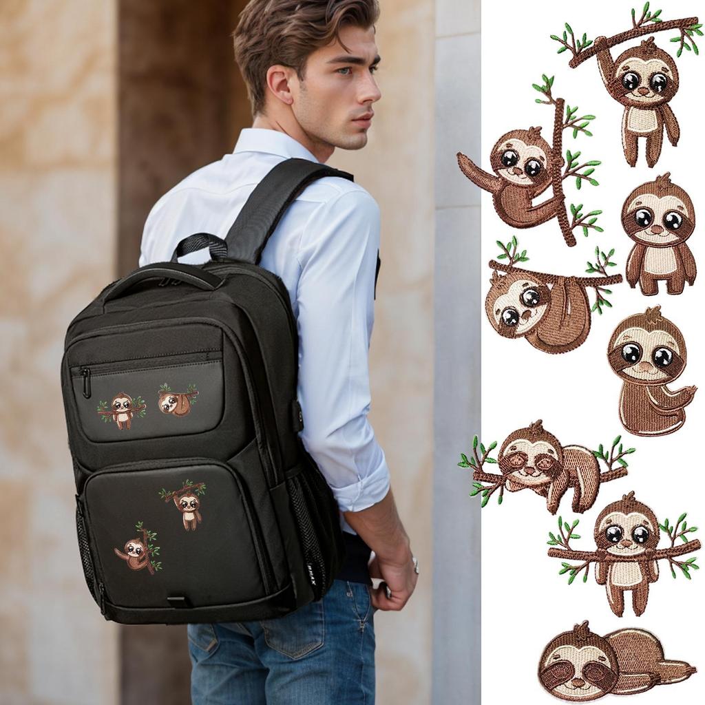 Stryk på-lappar Djur Stryk på-lappar Hantverkstillbehör Sängform Söt 8 Stycken Ark För Flickor Hatt Klänning Damkläder