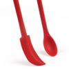 4 Mini Spatula Silicone Makeup Spatula Thin Spatula Set for Skinny Openings Tiny Scraper for Jar,Kitchen Bottle,Cosmetic