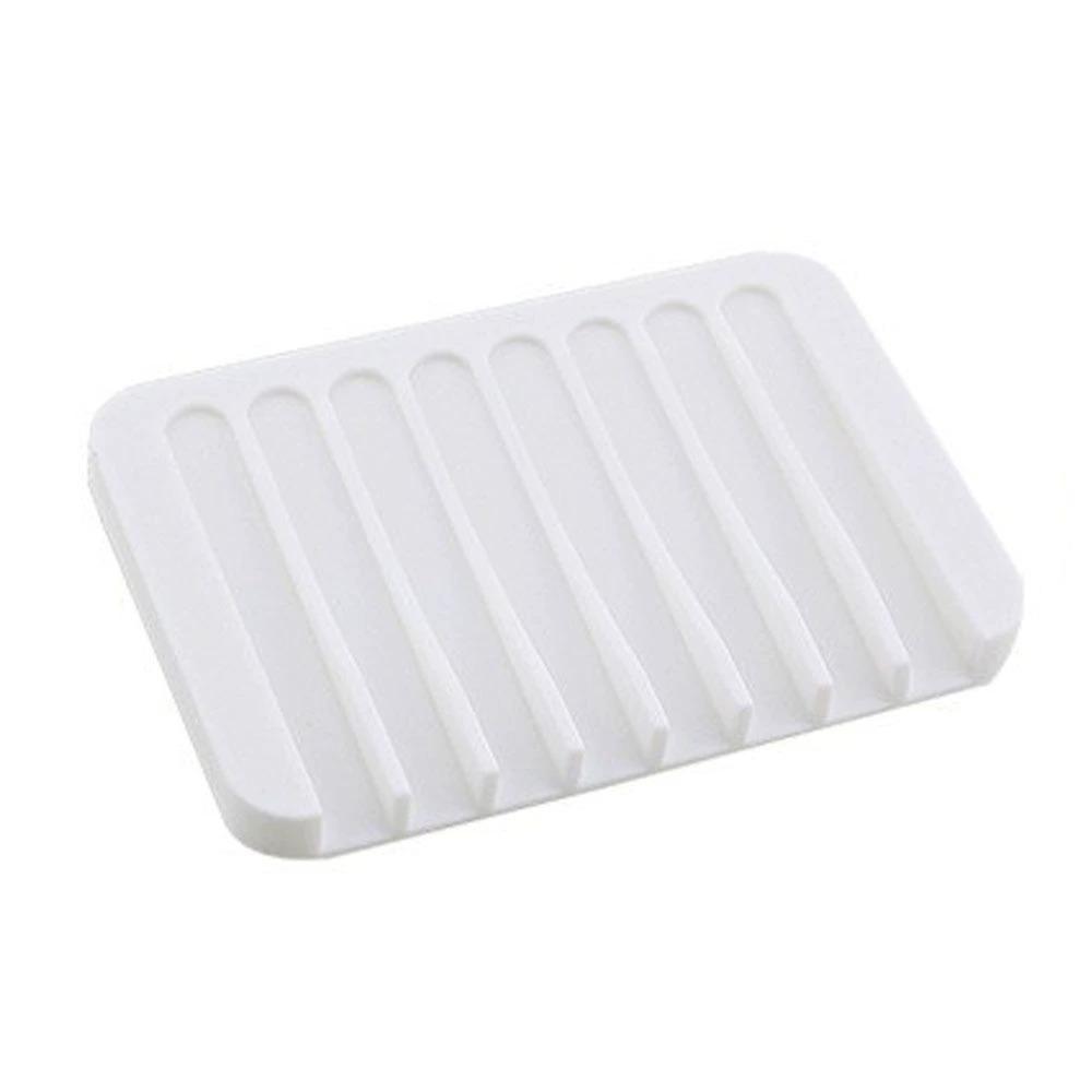 Perfect Innovative Easy To Clean High Quality Silicone Self Draining Soap Dish Compact And Soap Holder Bathroom Accessories