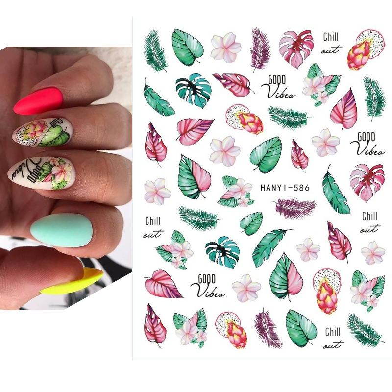 Zurück Kleber Aufkleber 3D Nagel Aufkleber Schwarz Weiß Geometrische Zeichnungen Designs Nagel Aufkleber Dekoration Für Nail Art Schönheit