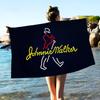 Fashion J-Johnnie W-Walker Beach Towel Colorful Bath Towels For Girl Microfiber Quick Dry Custom Sand Free Beach Yoga Gym Pool