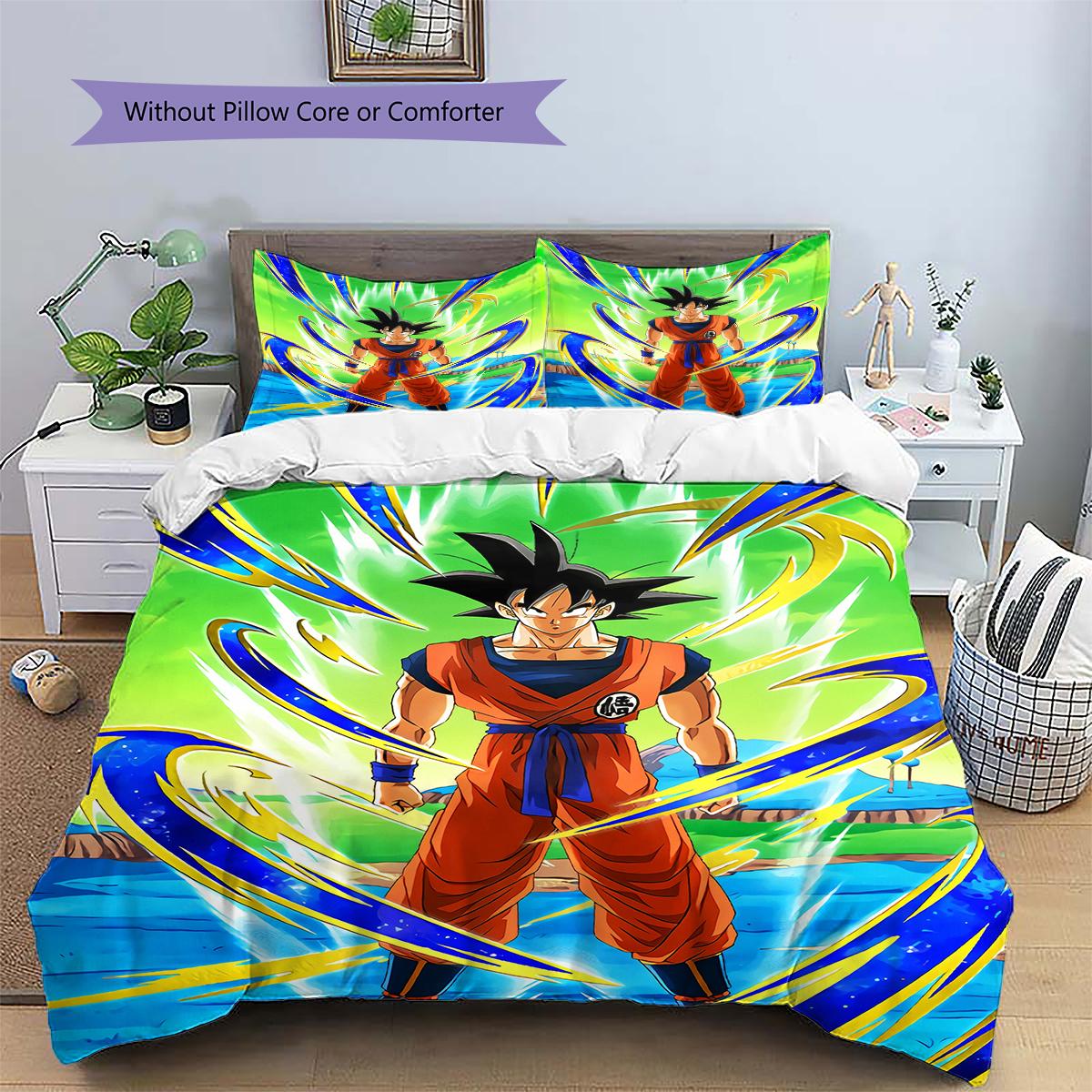 

Dragon Ball Character Collection Bedding Set, Classic Anime Bedroom Decor, Gift for Anime Enthusiasts 135x200cm