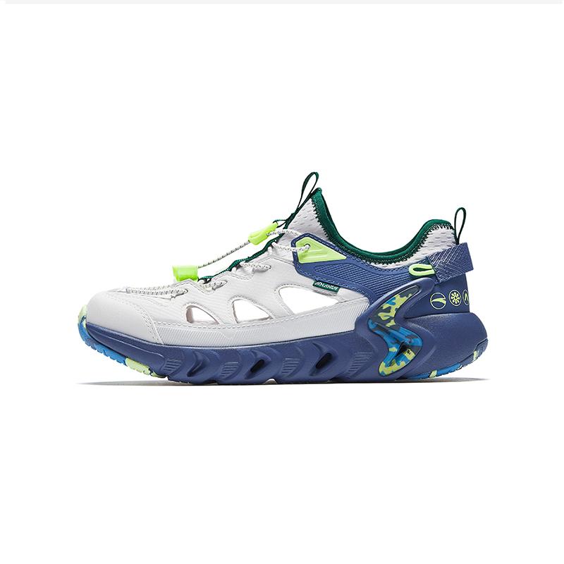Anta Kids River Walking Synthetic Leather Fabric Trendy Comfortable Versatile Outdoor Water Shoes Breathable Non-Slip Low-Top Sandals 312526907