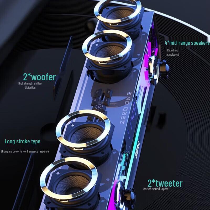 Suoai SH01 RGB Gaming Soundbar Speaker CN Plug (adapter Included)