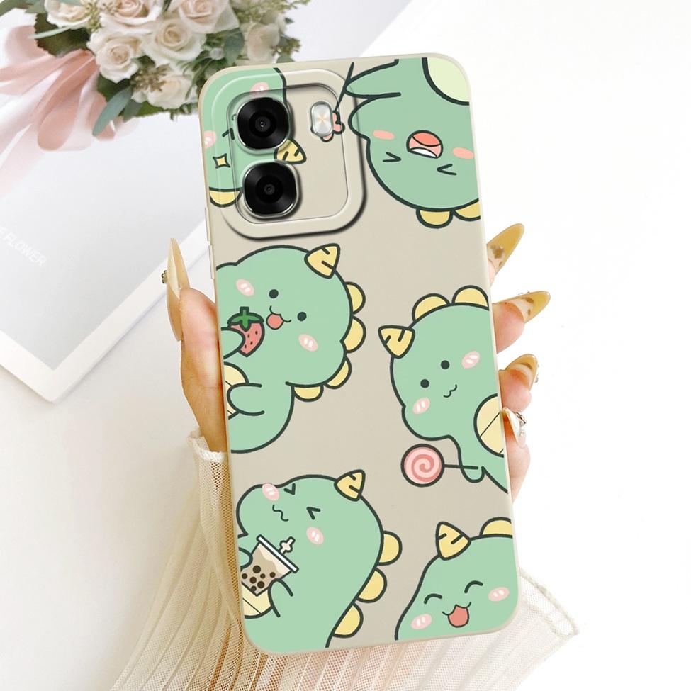 For Oppo A6 4G CPH2817 Casing For Oppo A6 5G Cover Luxury Fashion Cute Funny Painted Silicone Case For Oppo A6 CPH2831 PLT120