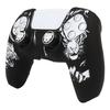 RALAN PS5 Controller DualSense Compatible with Silicone Joystick Perfect Ergonomic Design and White Caps, Anti-Slip, Black, Fit, (Black Tiger)