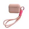 New Apple earphone cover soft silicone with hand rope AirPods earphone case silicone portable hand rope skin soft case