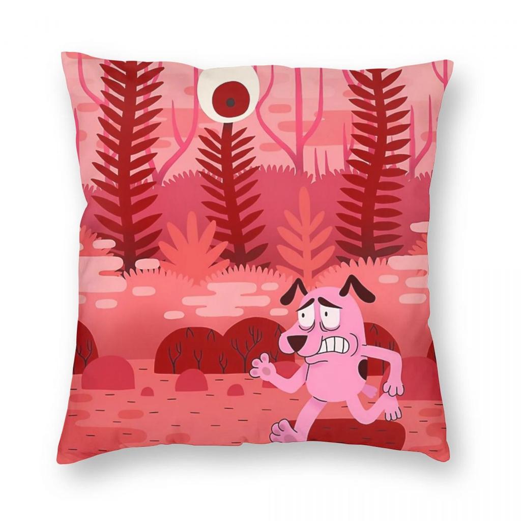 CCourages Cowardly Dog Cereal Box Pillowcase Soft Cushion Cover Decorative Throw Pillow Case Cover Home Drop Shipping cm