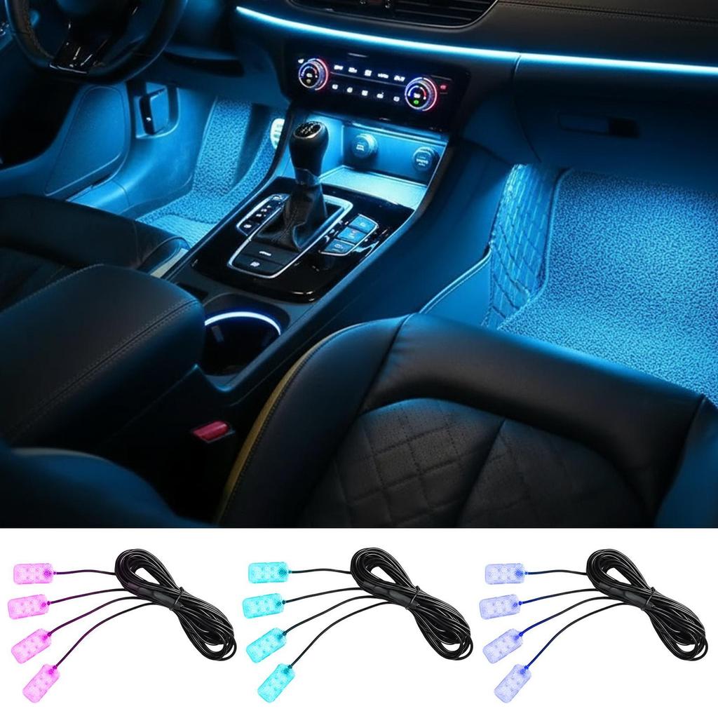 Ambient Lighting For Car Adjustable USB Lamp With USB Port Interior Ambient Lighting For Truck SUV Tractor Trailer
