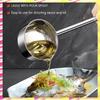ABJJ Small Soup Ladle Metal Deep Spoon With Pour Spout 2 Oz Long Handle Gravy Ladles Heat-Resistant Stainless Steel 10.5 Inch 14
