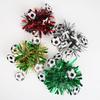 Flor de Pulso com Tema de Futebol Pulseira de Pom Pom de Líder de Torcida Flor de Dança Bola de Flores para Eventos de Futebol Dia do Jogo Lembrancinhas de Festa