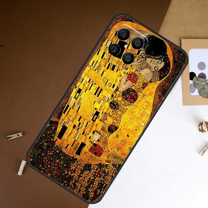 

Чехол Gustav Klimt Поцелуй для Honor 400 Pro 200 50 70 90 X9a X9b X9c X9d X8b X8c Win Magic 7 Lite 5 6 8 Pro Honor Win RT