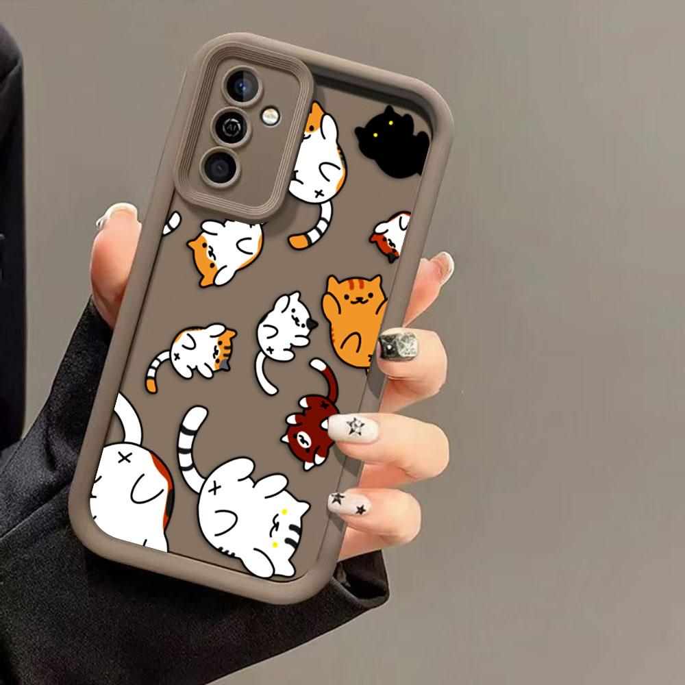 Cute Cat Charming Cover Phone Case For Googel PIXEL 7 7A 8 8A 9 9A 10 PRO XL 5G Silicone Case DIY Shell Funda Coque Capa