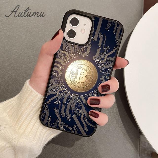 

Bitcoin Phone Case for iPhone 17 Air 15 16 16e 11 12 13 14 Pro Max Plus Cover coque Fundas Shell iPhone 13