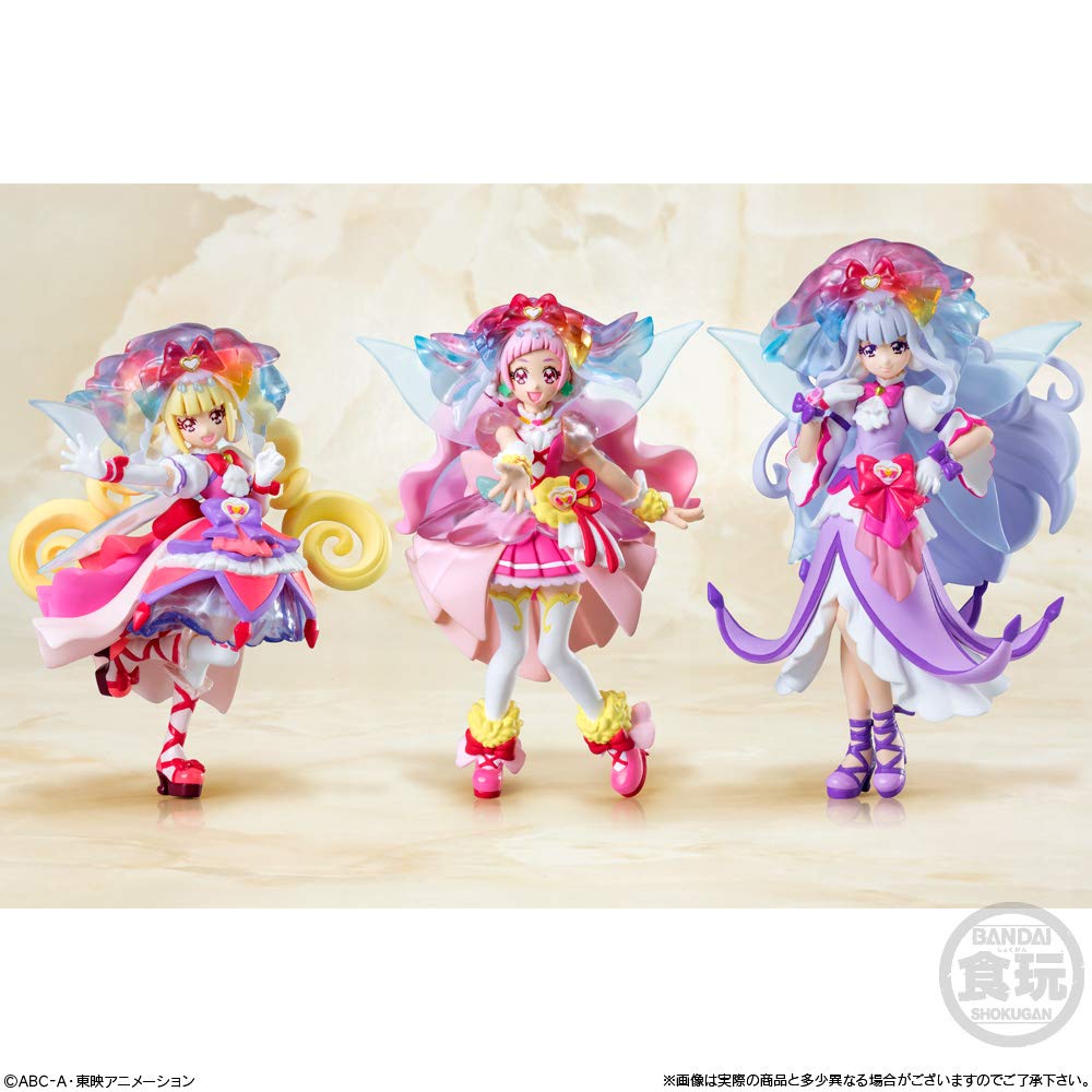PreCure Cutie Figure 4 Special Set Candy Toys Gum HUGtto! (1 set) & (HUGtto! PreCure)