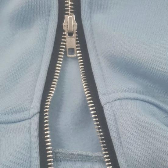 2 Stück/Set Herbst Sweatshirt Hosen Set Locker Warm Stehkragen Elastischer Bund