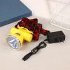 Outdoor am Kopf montierte LED Wasserdichte Gelbe Stirnlampe Leichtgewichtige Starklicht Taschenlampe Laterne Wiederaufladbares Campinglicht